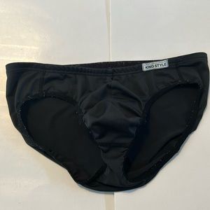 King Style Black Brief - Medium
